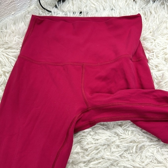 Lululemon Align Crop *21" Ruby Red - Picture 2 of 4